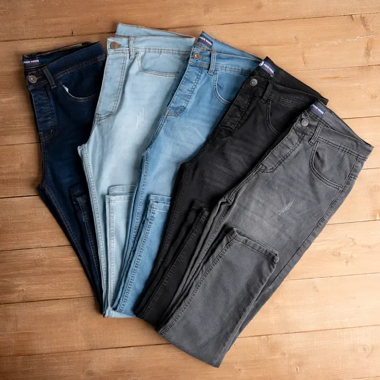 جينز رجالي شيك متعدد الألوان مناسب للخروجات